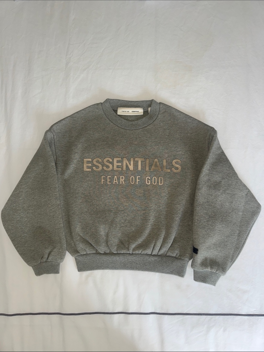 Kids Essentials Fear of God sweatshirt size 4/5
